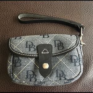 Dooney & Bourke Denim Blue Wristlet